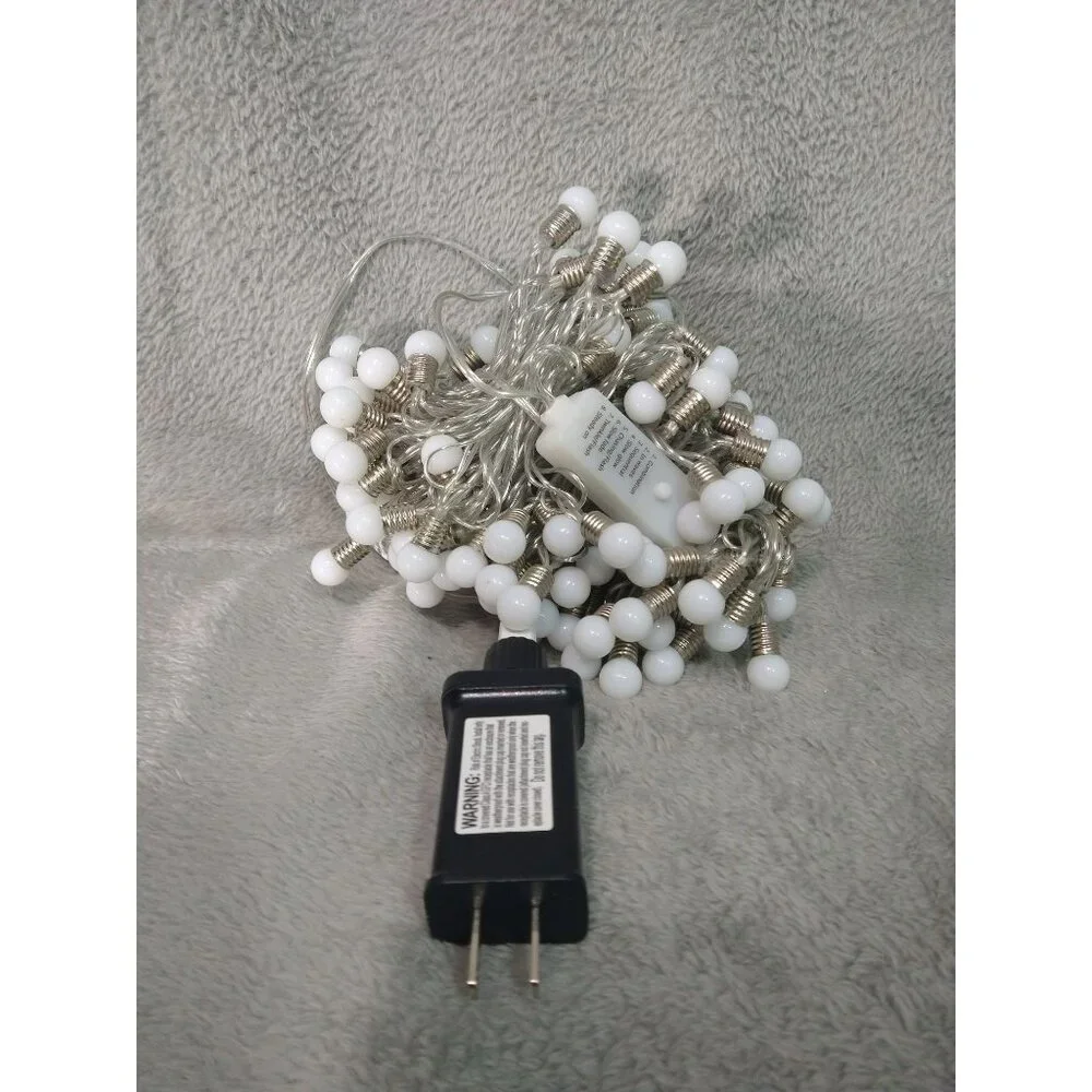 Members Mark Lights Warm White 8 Function LED Frosted Berry 120 Count